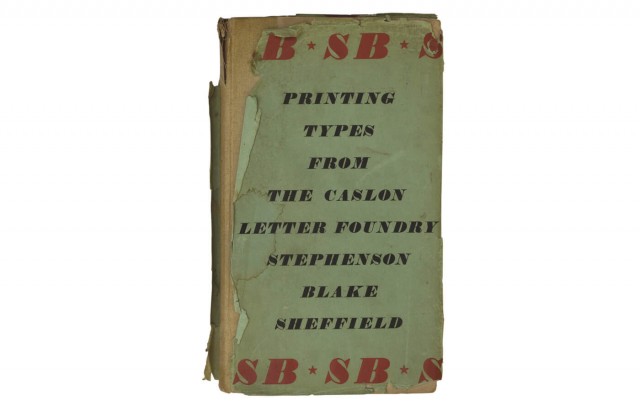 Specimens of Printing Types from Stephenson Blake  1953