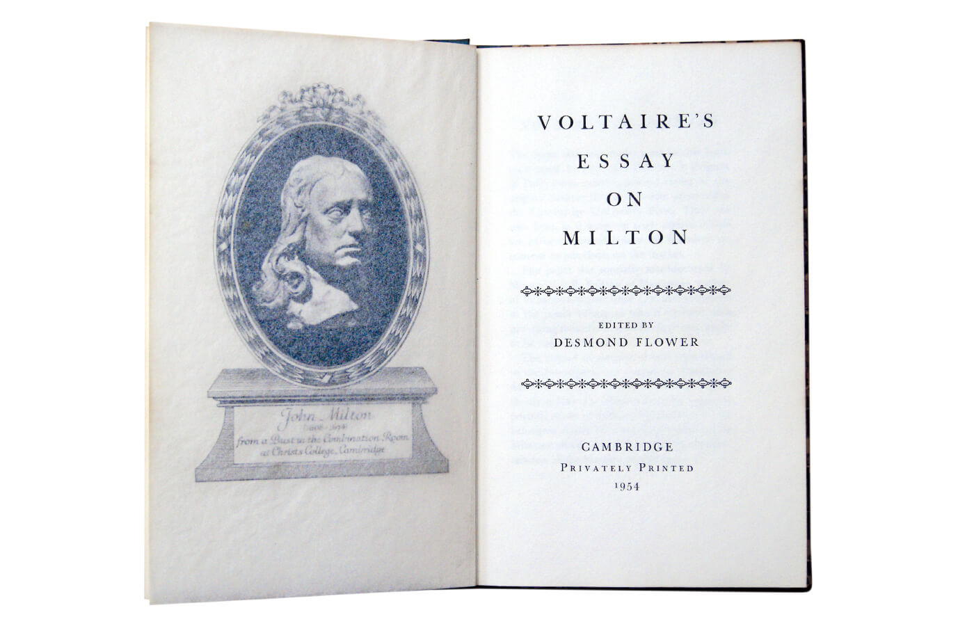 Voltaire’s Essay on Milton