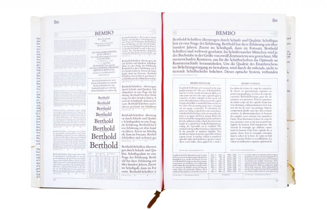 E2 Berthold Fototypes Body Types Vol. 1: Synopsis, Katalog, Layouts (577 typefaces)